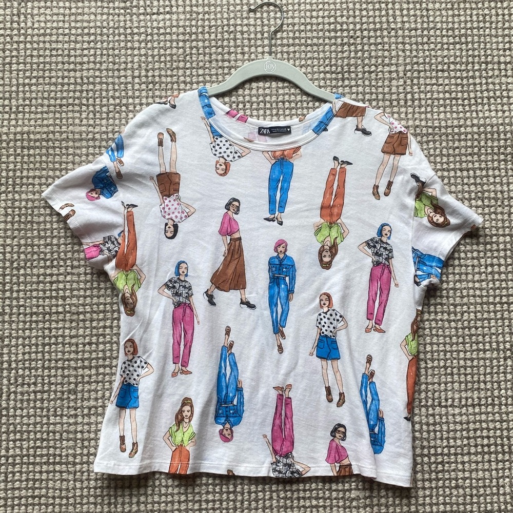 Zara Multi-Colored Women Tee